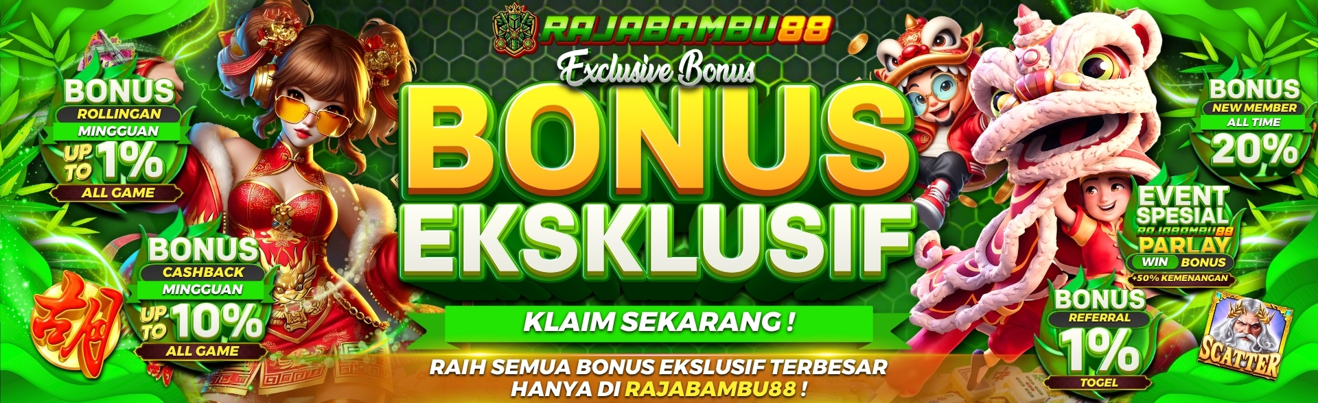 RAJABAMBU BONUS EKSKLUSIF
